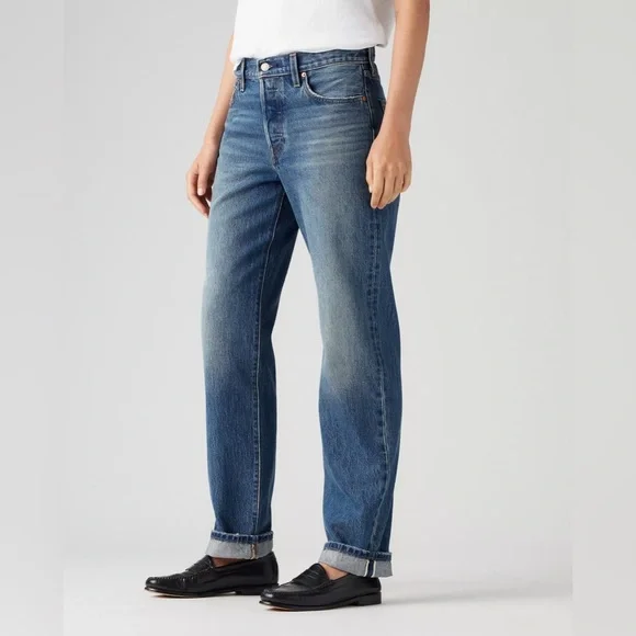 Levi’s 501 ‘90S SELVEDGE WOMEN'S JEANS - Picture 2 of 5